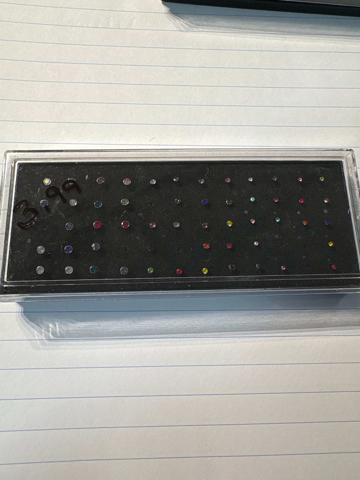 Multi Colored Nose Studs NR0399-1