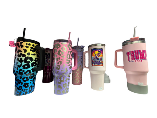 40oz Tumbler w/Handle TH03499