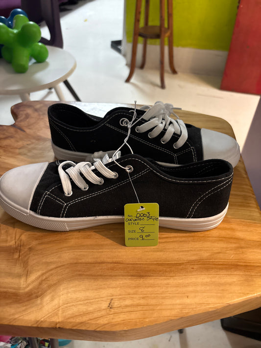 Converse Style Black Shoes CS0900