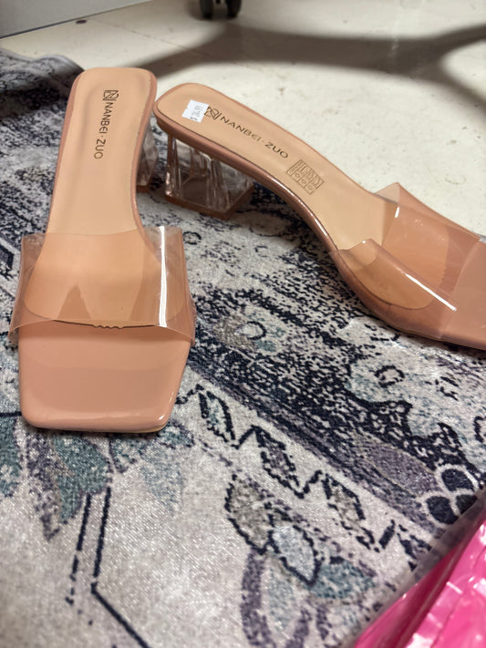 Nanbei-Zuo Transparent Heel Sandal NZ02499