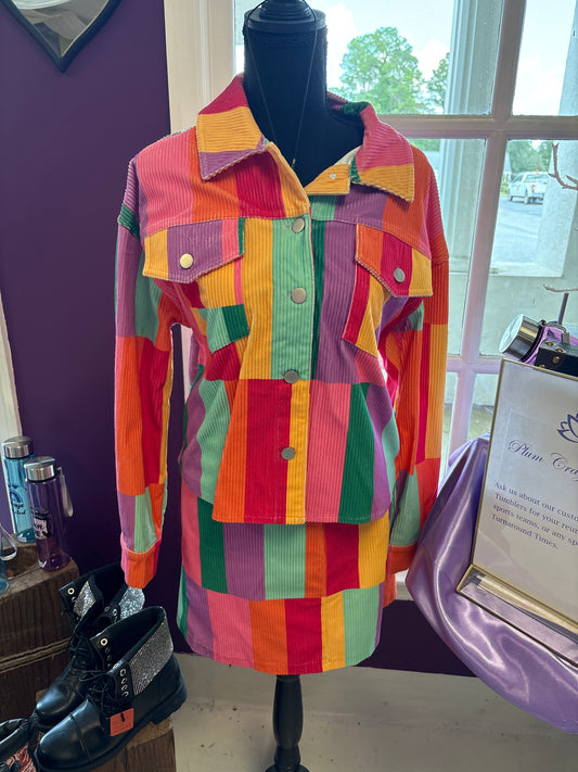Multi-Color 2pc Suit MCS06599