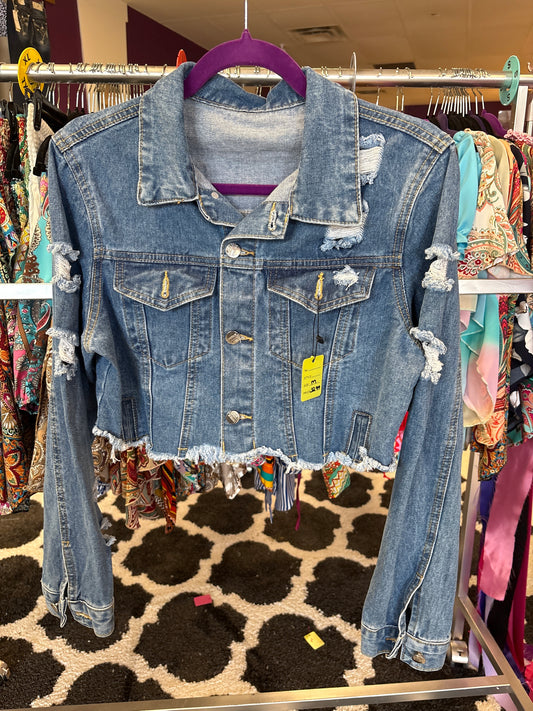 Crop Jean Jacket CJJ03299