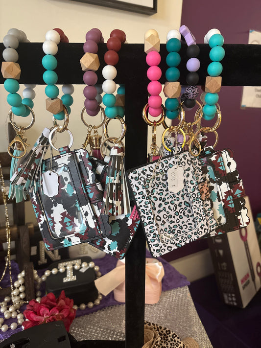 Bead Wristlet Wallet Keychain BWK0900