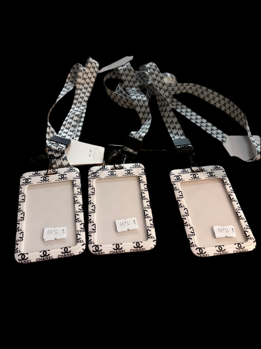 Chanel ID Holder w/Lanyard￼IH01599