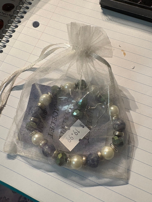 Beaded Bracelet/Earring Gift Set BB01999