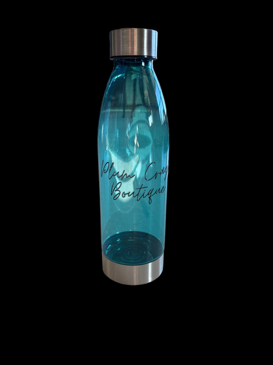 22oz Clear Blue Water Bottle CBWB0599